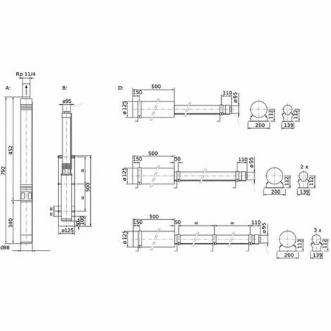 Wilo Unterwassermotor-Pumpe Sub TWU 4-0414-C Plug Und Pump/DS 1ph Rp11/4 1x2 2 Wilo Unterwassermotor-Pumpe Sub TWU 4-0414-C Plug Und Pump/DS 1ph Rp11/4 1x2 – Bild 2