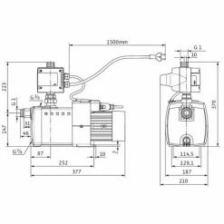 Wilo Hochdruck-Kreiselpumpe HiMulti 3 C 1-24, G1/G1, 1x230V, 0.64kW -pump Shop 31981322 2