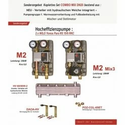 Verteiler Hydraulische Weiche Pumpengruppen Wilo Set Stellmotor Thermostat Warmwasser FH -pump Shop 5453182 4
